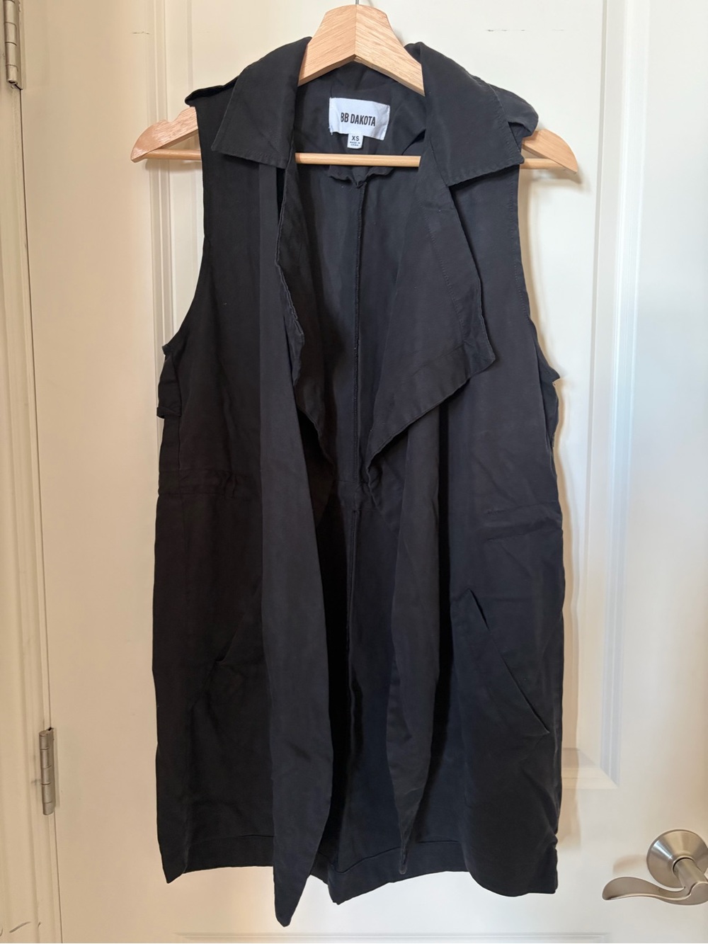 BB Dakota Hallett Drape-Front Vest